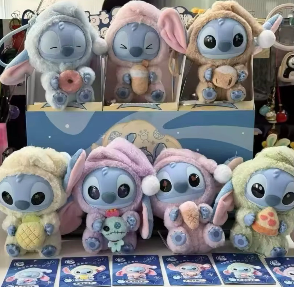 Labubu stitch maskotka/figurka/zawieszka