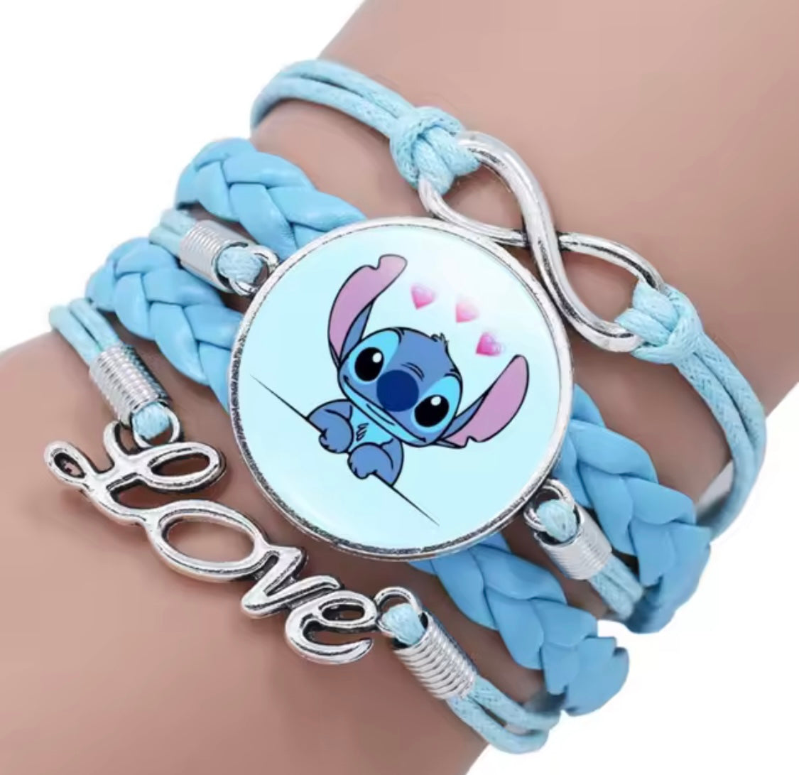 Bransoletka Stitch z metalowym napisem „Love”
