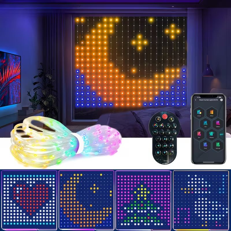 Kurtyna Świetlna LED Inteligenta Aplikacja